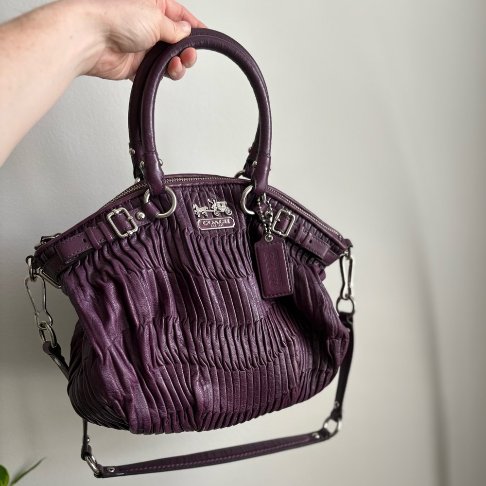 Coach Purple Shoulder Bag